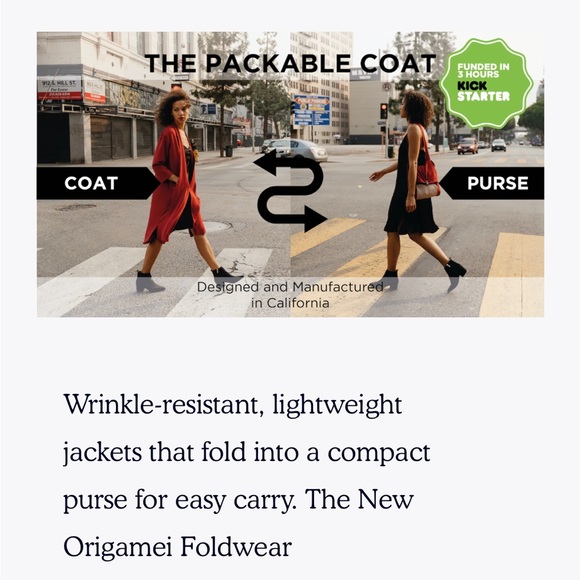 Orimei Packable Coat - Picture 2 of 4